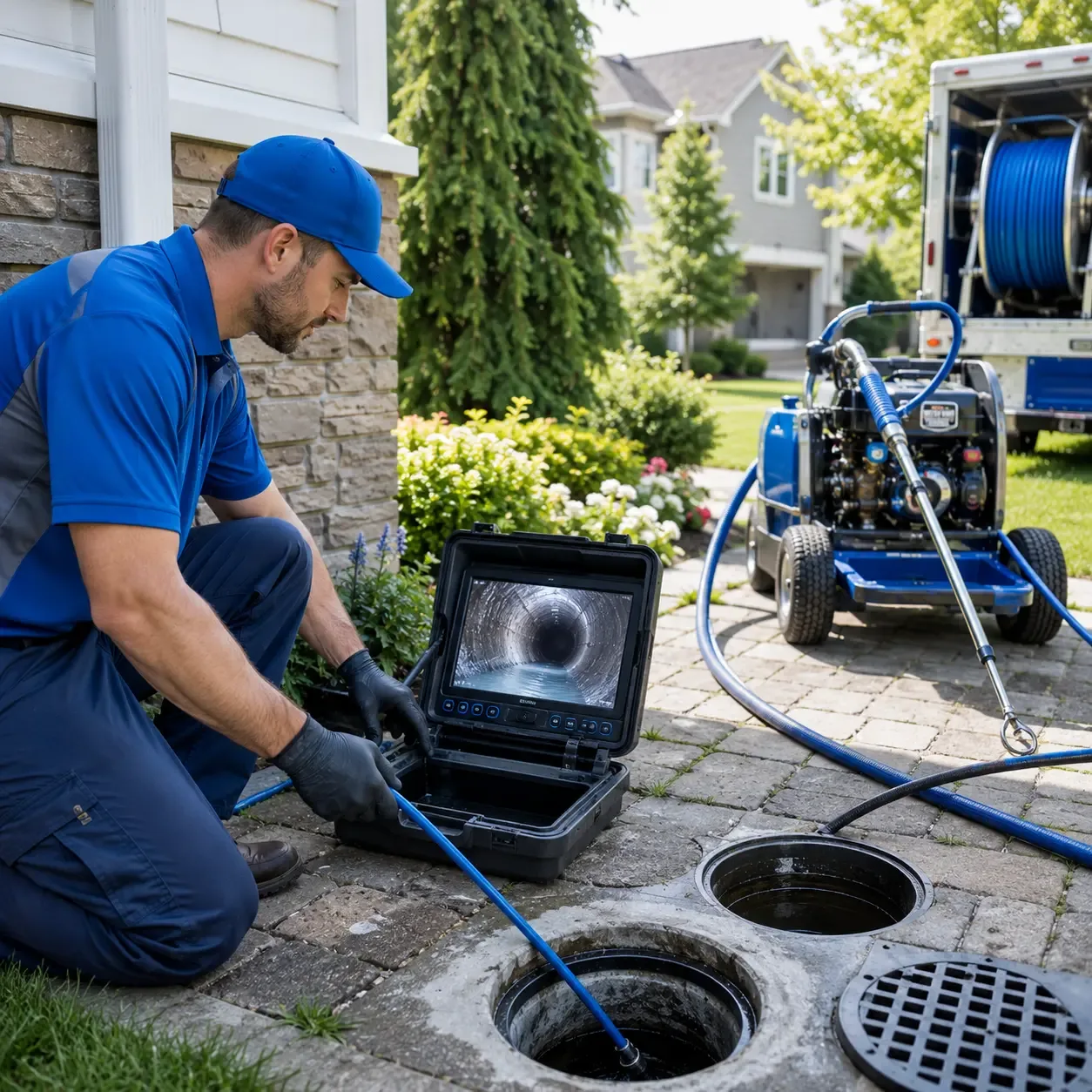 Outdoor drain cleaning professionals serving Dille, WV