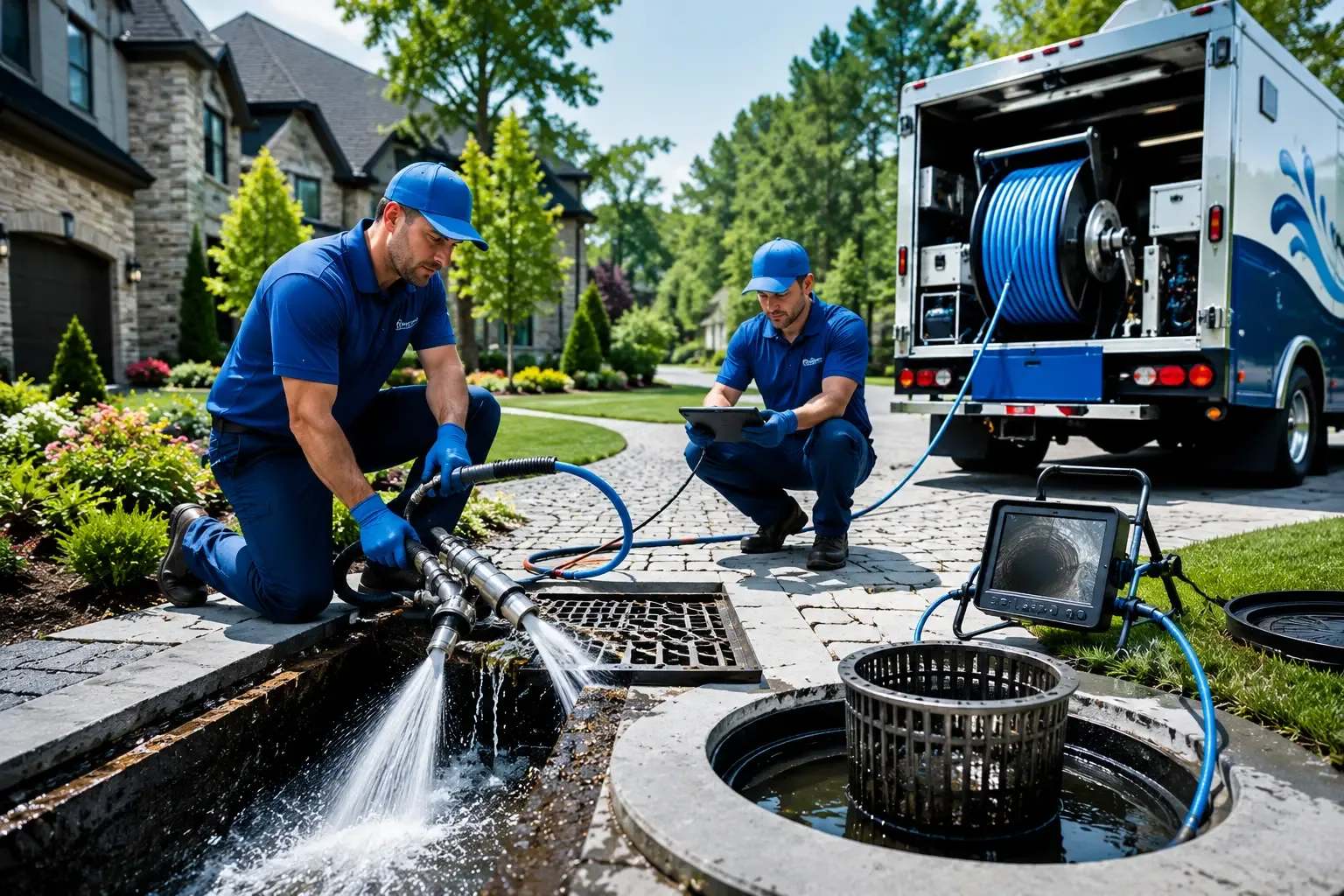 Local outdoor drain cleaning professionals in Dille, WV